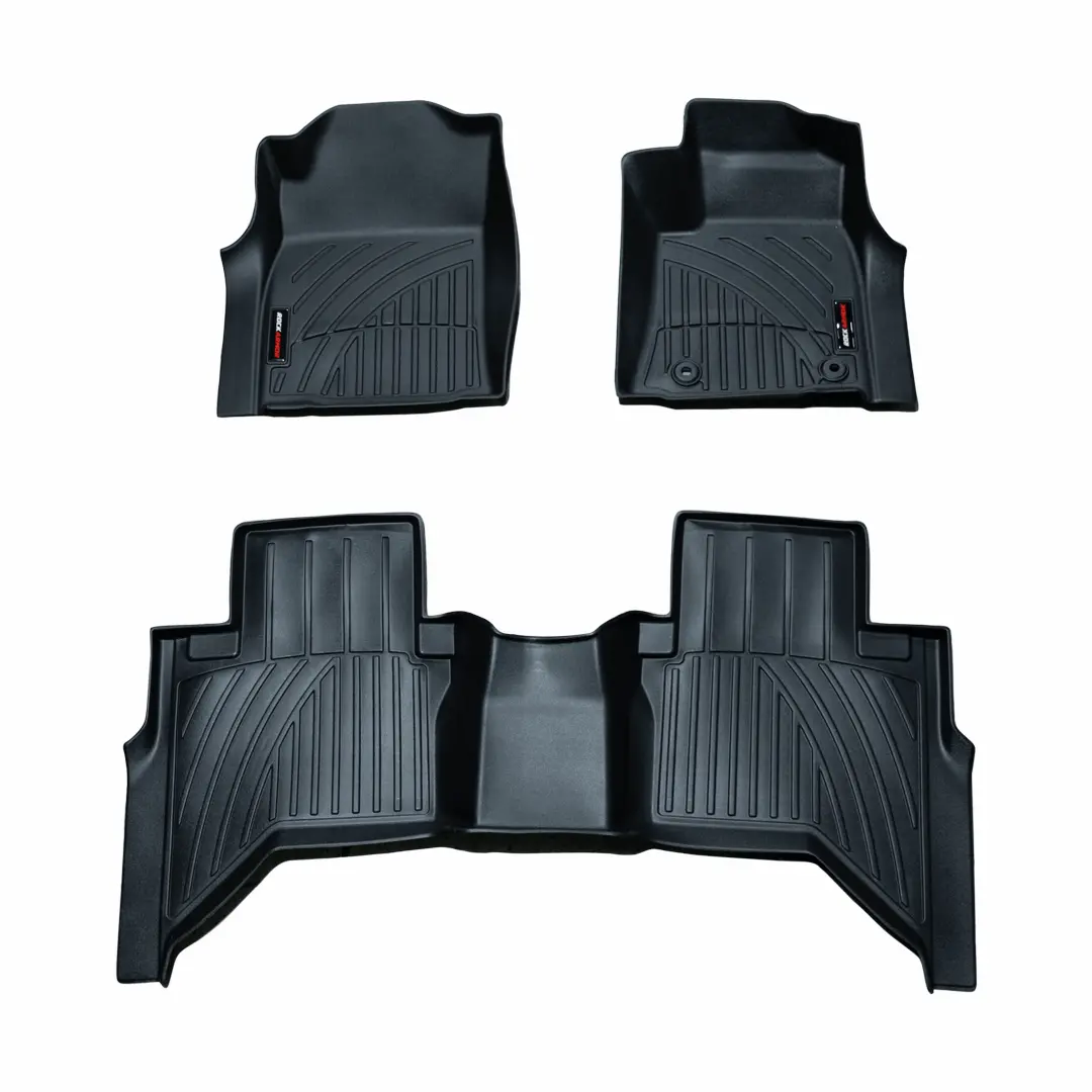 Hilux Floor Mats - 3D Moulded Suits Hilux N70 (Automatic Models) 1