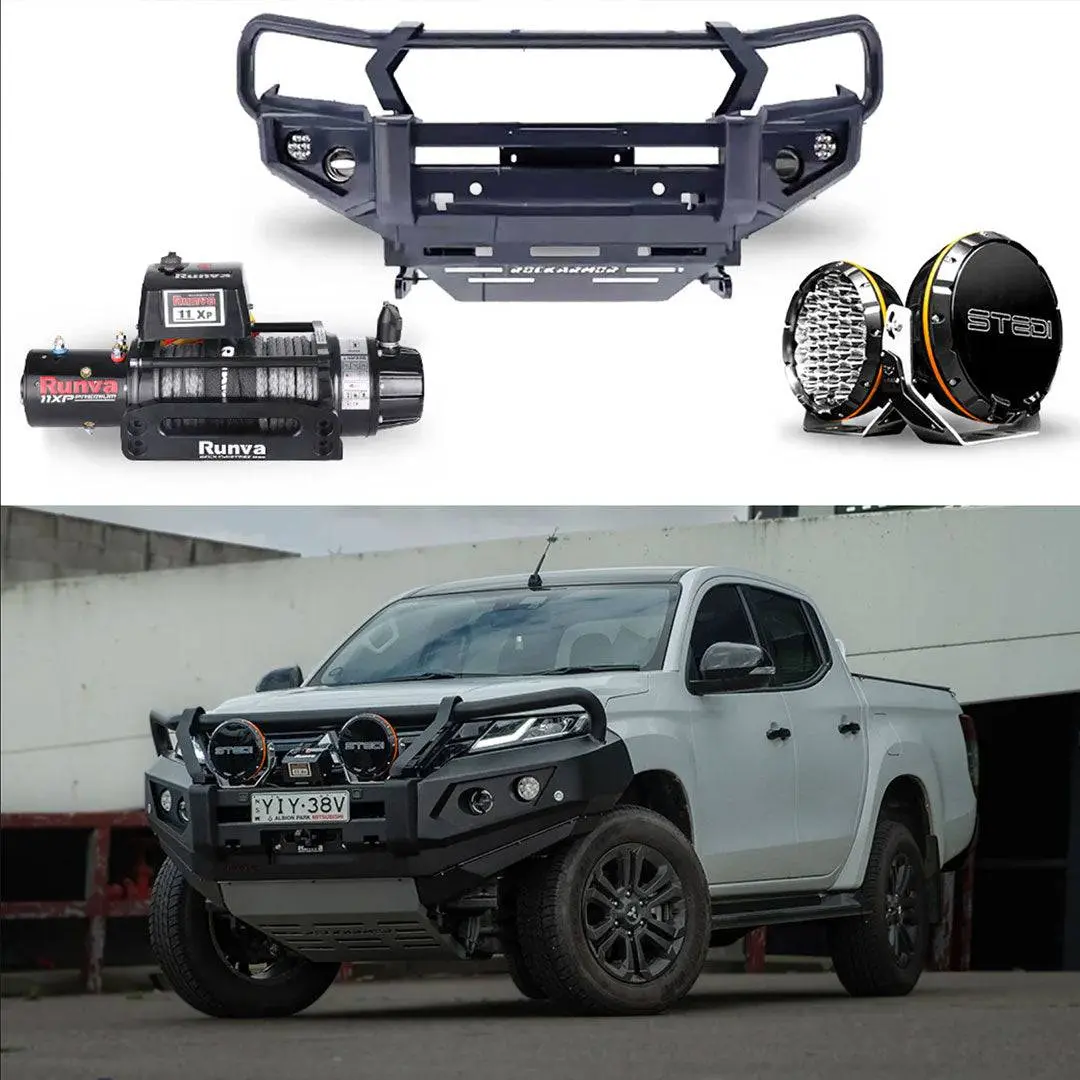 Mr Triton Protek Pack - Gt Bull Bar, Runva Winch, Stedi Led Spotties 1