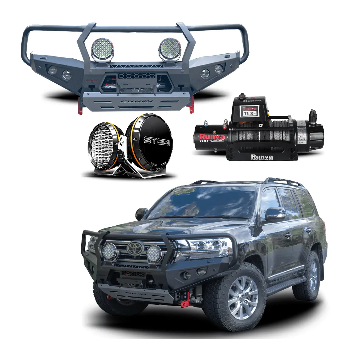 Protek Pack | Bull Bar / Winch / Led Light Suits 200 Series Landcruiser 09/15 - 2021 - 1