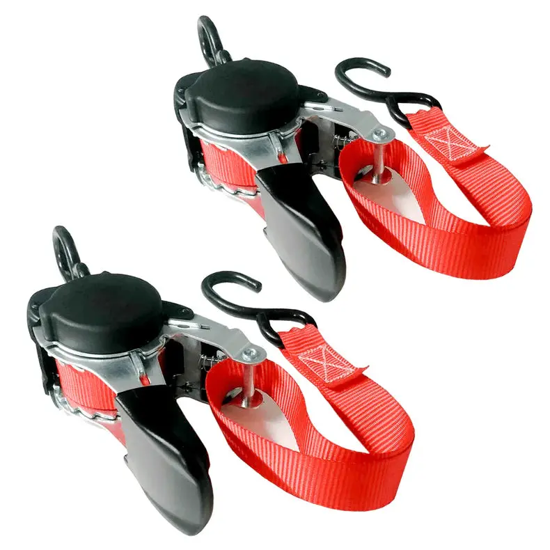 Retractable Ratchet Strap | Pair | 3.2M | 500Kg | 25Mm 1