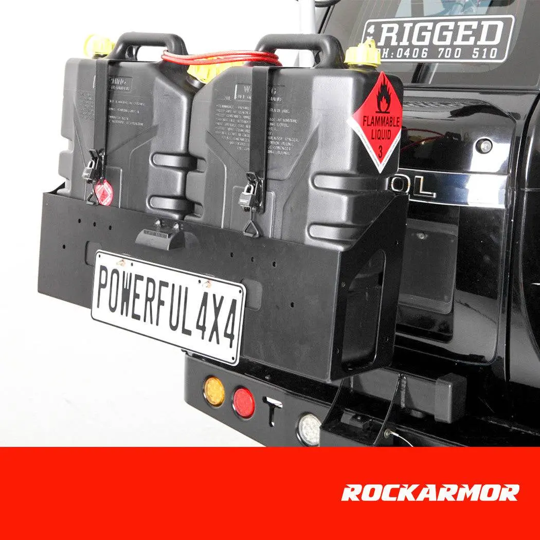 Rockarmor Dual Jerry Can Holder 1