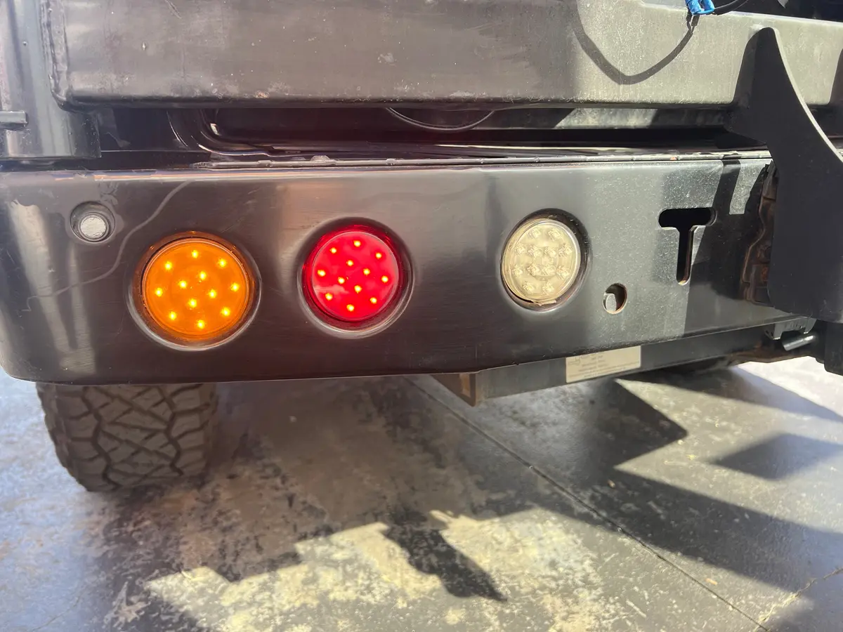 Replacement Red Stop Tail Light - Suits Rockarmor Rear Bar Wheel Carrier 1