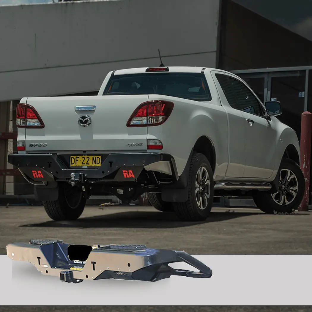 Mazda Bt50 Rear Step Tow Bar By Rockarmor 4X4 1