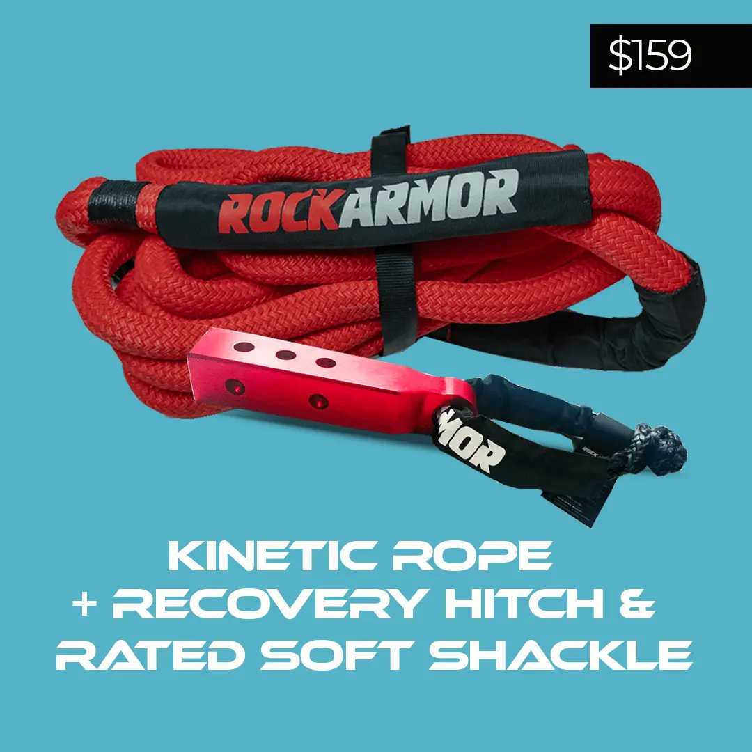 Kinectic Rope + Recovery Hitch + Soft Shackle 1