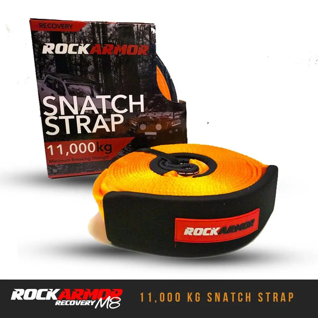 11,000Kg Rated Snatch Strap - Rockarmor 4X4 1