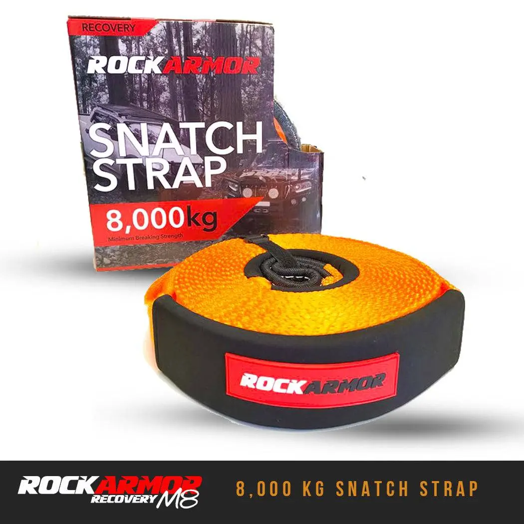 8000Kg 9 Meter Recovery Snatch Strap | Rockarmor 4X4 1