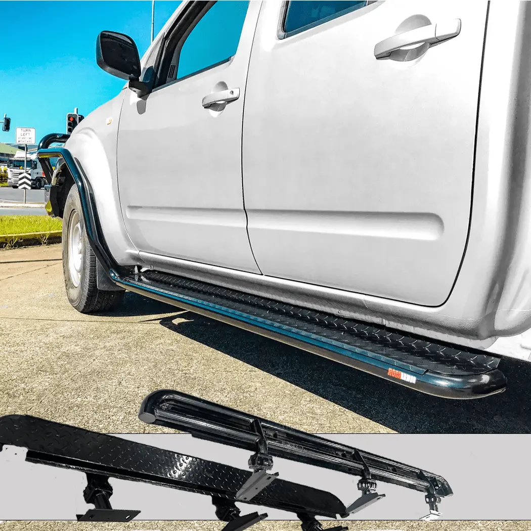 D40 Rock Sliders | Adr Approved | Rockarmor 4X4 1