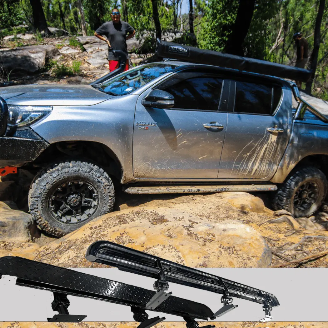 N80 Rock Sliders Suits Hilux 2015 - Current 1
