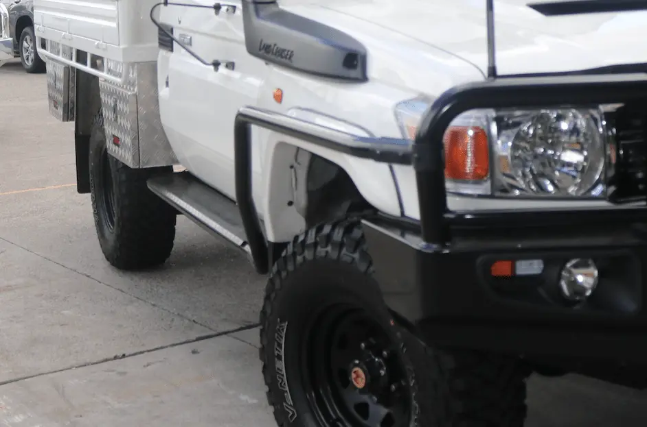 Rockarmor Rocksliders Suits 79 Series Single Cab Landcruiser Ute 1