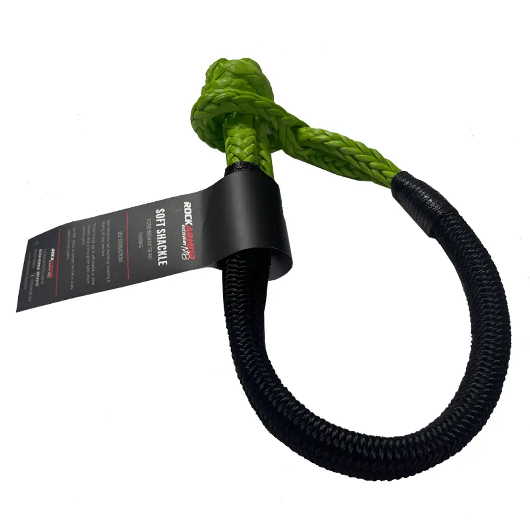 14,000Kg Rated Green Soft Shackle (With Uhmpe Binding) 1