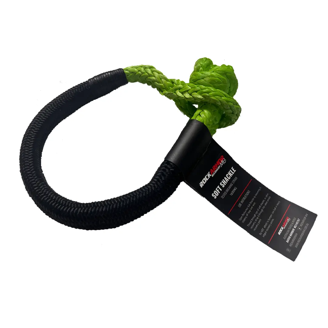 18,000Kg Rated Green Soft Shackle (With Uhmpe Binding) 1