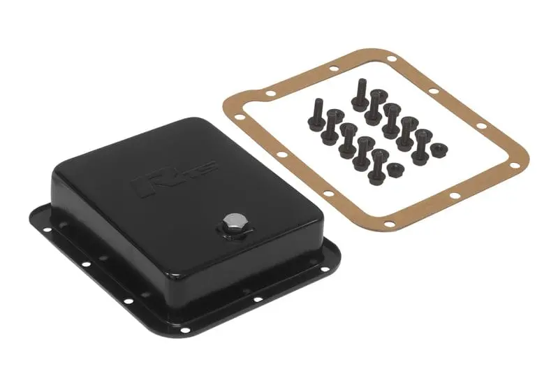 Rts Deep Transmission Pan – Black Powder-Coated Steel For Ford C4/C10 1