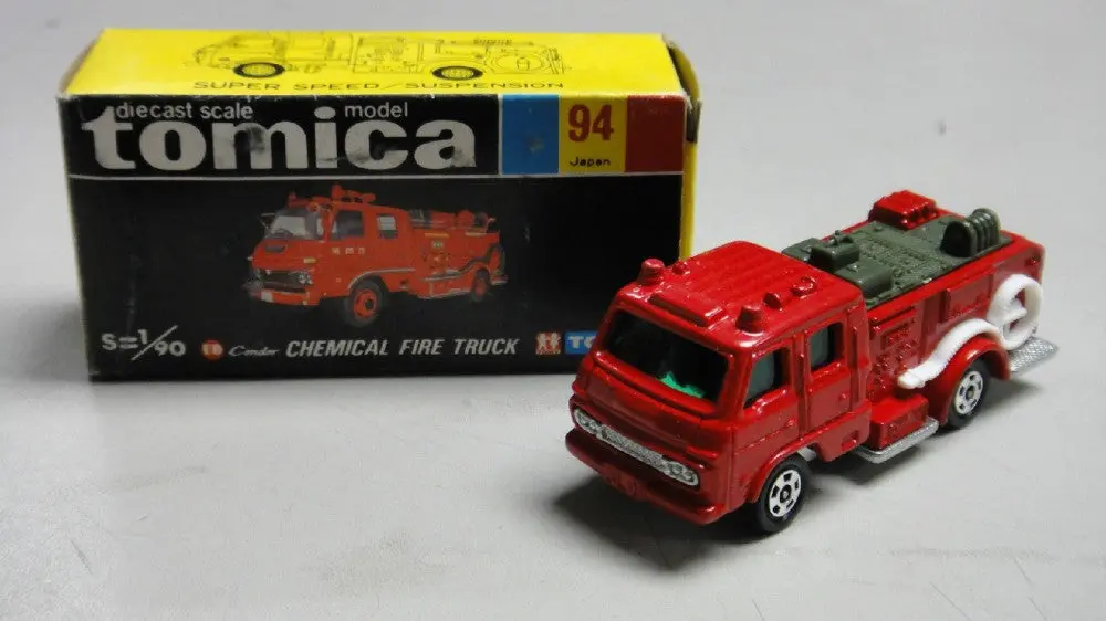 Vintage Tomica 94 - Ud Condor Chemical Fire Engine Truck Made In Japan (Piu20) 1