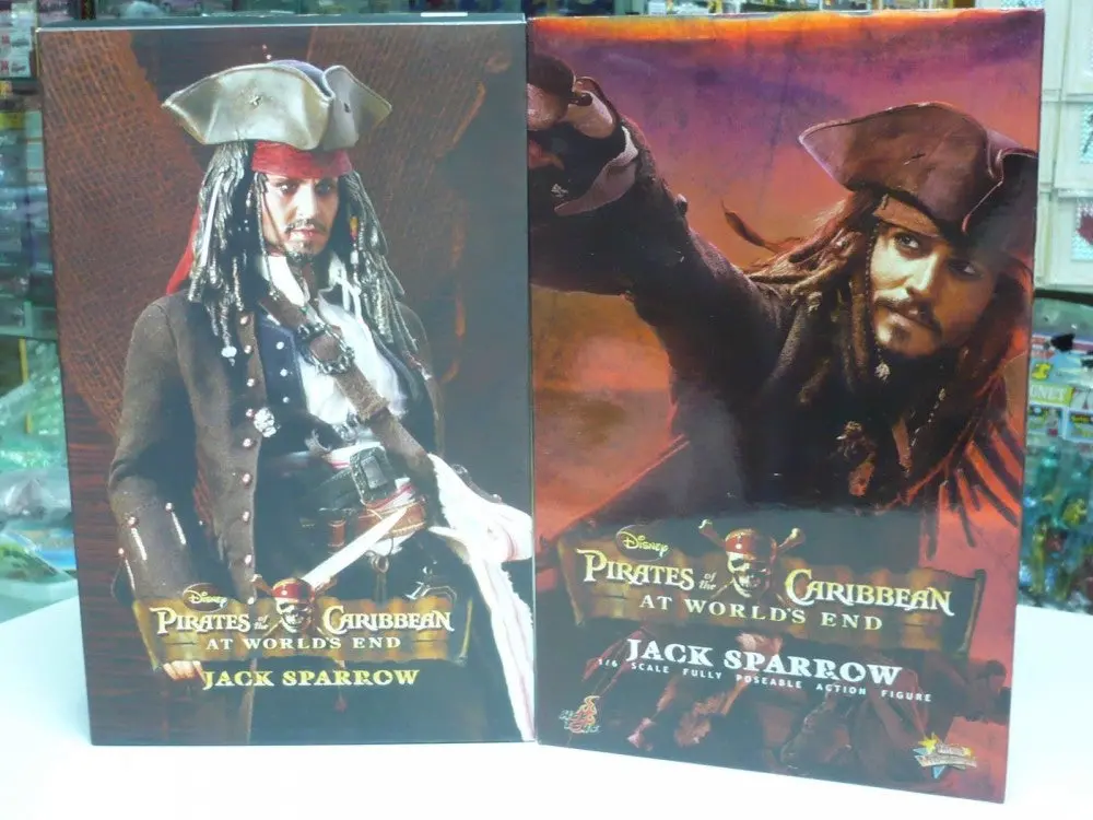 1:6 Hot Toys Mms42 Disney Pirates Of The Caribbean At World's End - Jack Sparrow (Original) 魔盜王 12 吋公仔 (Piu2480s) 1