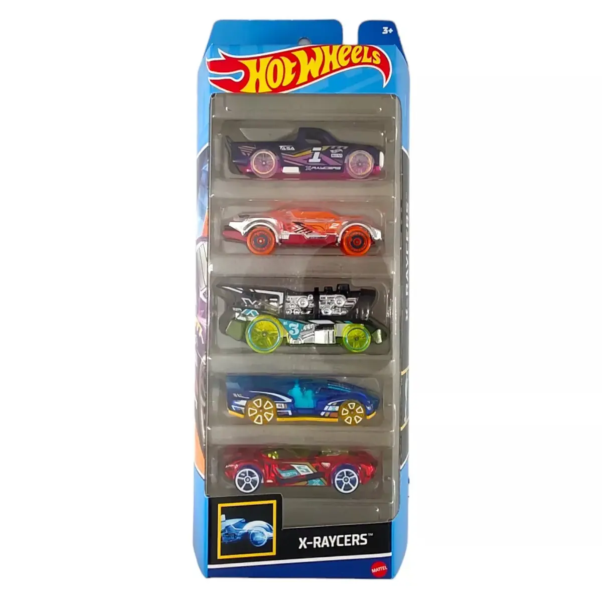 Hot Wheels 5 Car Gift Pack - X-Raycers 2024 Pack Of 5 For Kids & Collectors 1