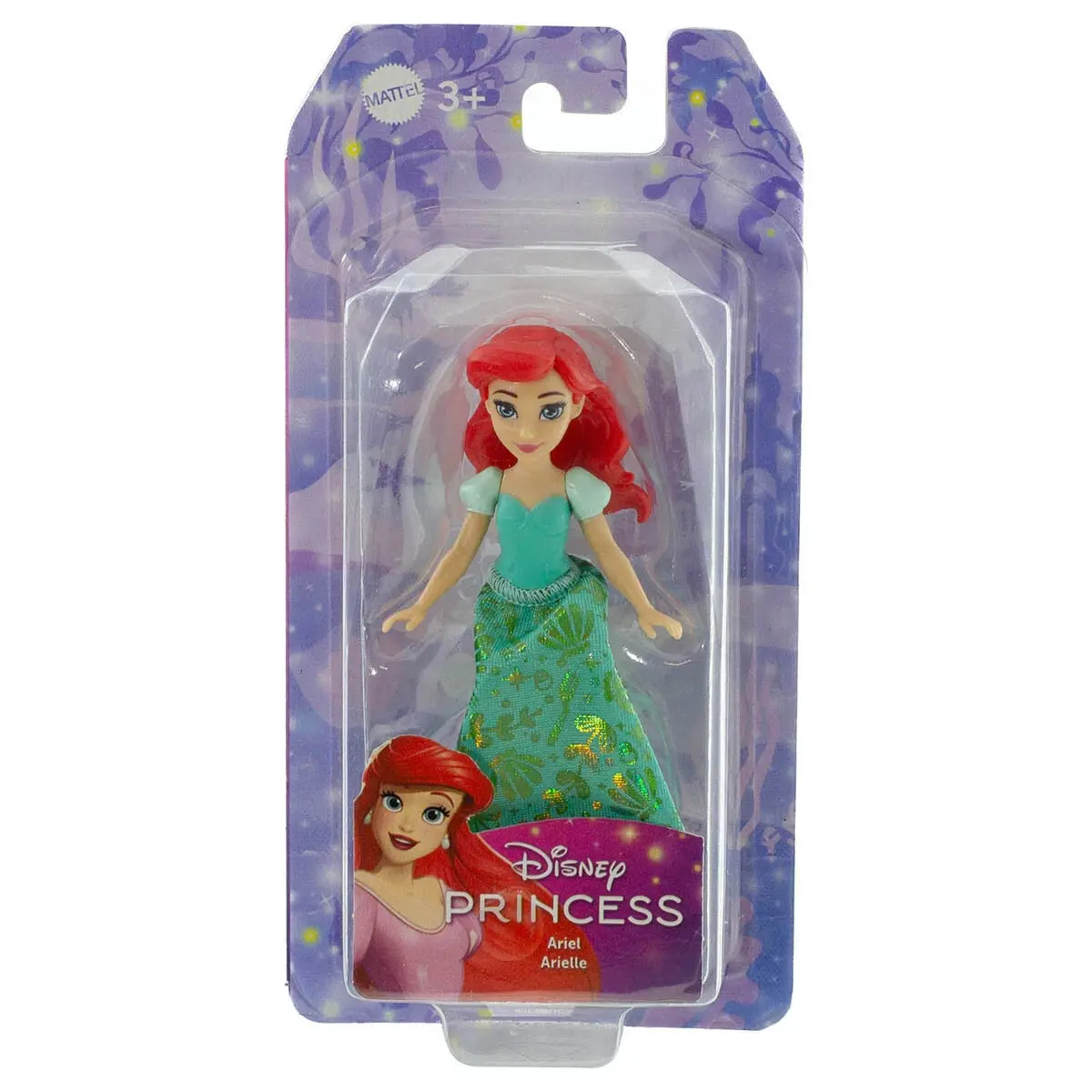 Disney Princess Ariel Posable Small Dolls With Sparkling Clothing Inspired By Disney Movies For Kids Ages 3+ 1
