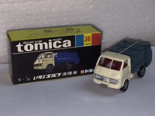 Vintage Tomica 36 - Isuzu Elf Made In Japan (Piu20) 1