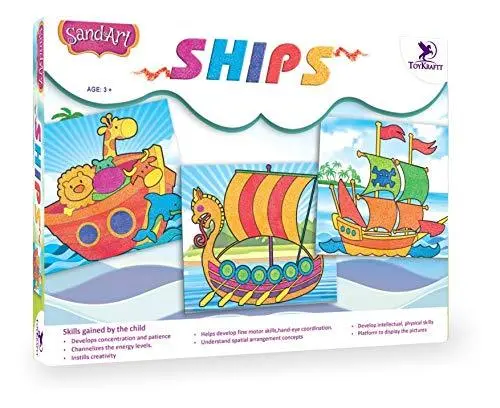 Toykraft Sand Art Pictures Ships, Activity Toy 1