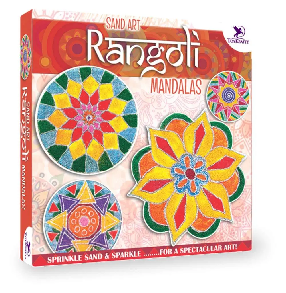 Toykraft Sand Art Rangoli Mandala, Sand Art Kit For Kids 1