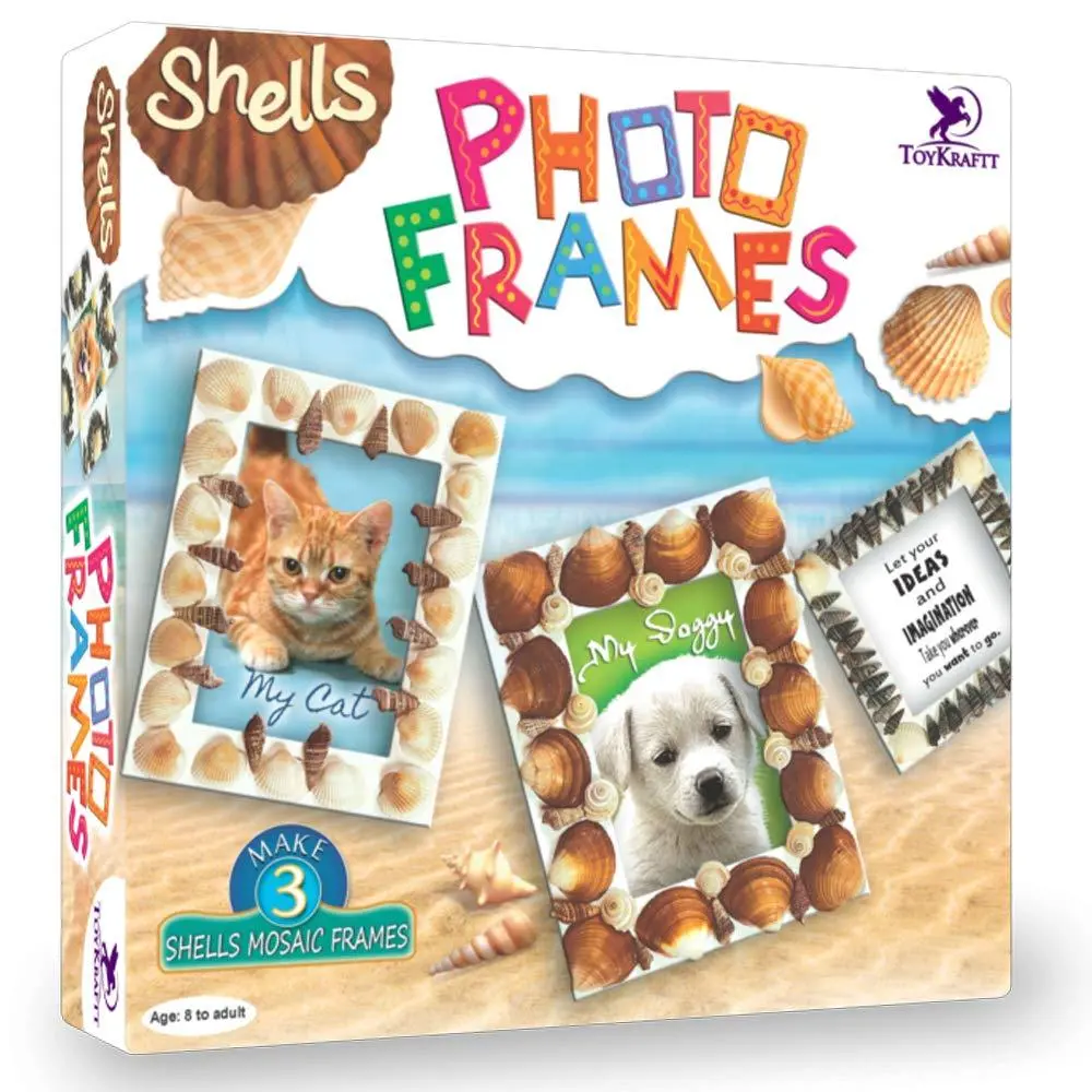 Toykraft Shell Photo Frames - Art And Craft Kit For Kids 1