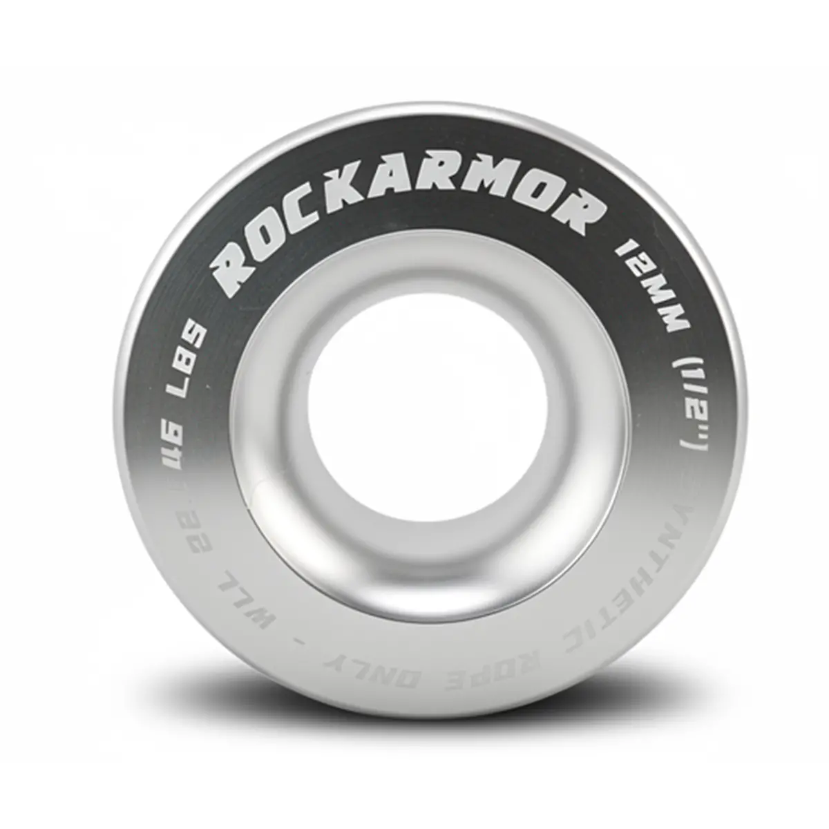 Rope Pulley 10,000Kg 100Mm | Soft Shackle Pulley | Silver  | Rockarmor 1