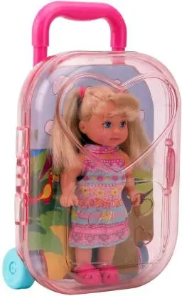 Simba Evi Love 12 Cm Trolly Doll With Star & Flower Print Dress For Kids Ages 3+ 1