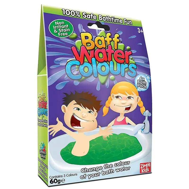 Simba Baff Water Colours, 6 Bath Pack 60 Grams 1