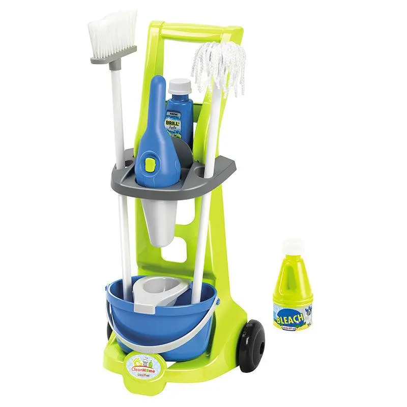 Simba Ecoiffier Cleaning Service Trolley 1