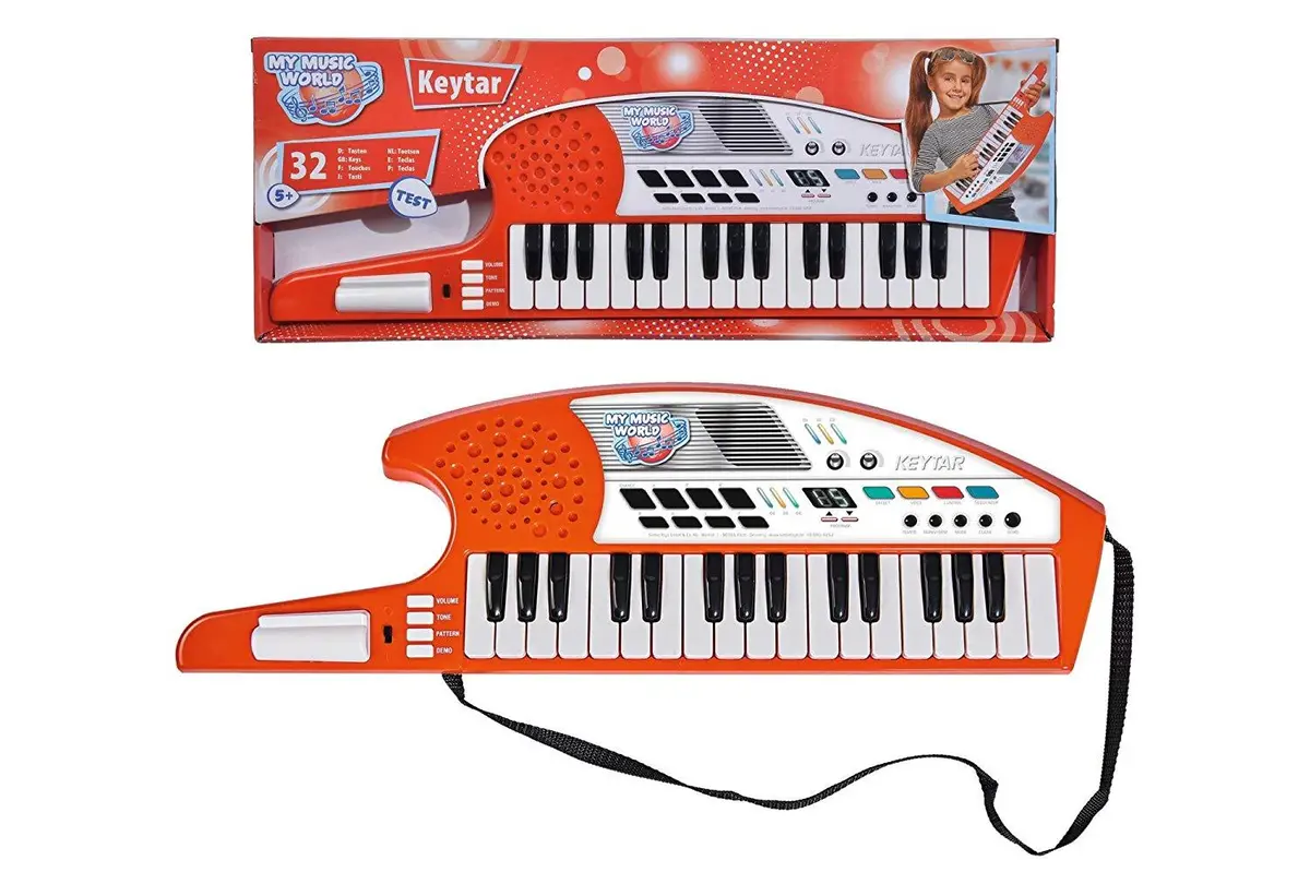 Simba Orange Color Mmw Keytar For Kids 2