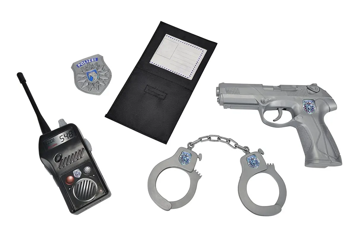 Simba Police Basic Equipment Set (Black/Gray) 1