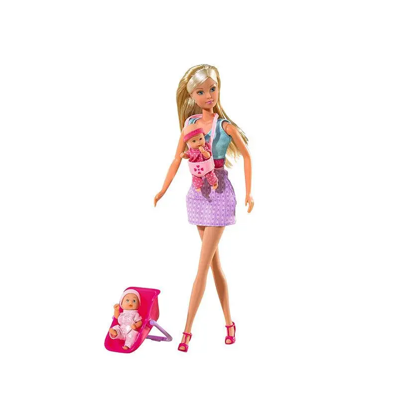 Simba Toys Steffi Love Baby Sitter, Purple 1