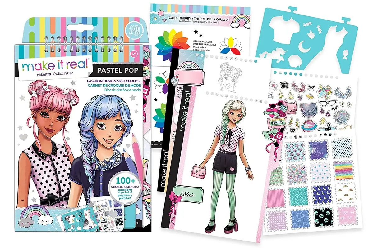 Make It Real Sketchbook - Pastel Pop! Multicolor 1