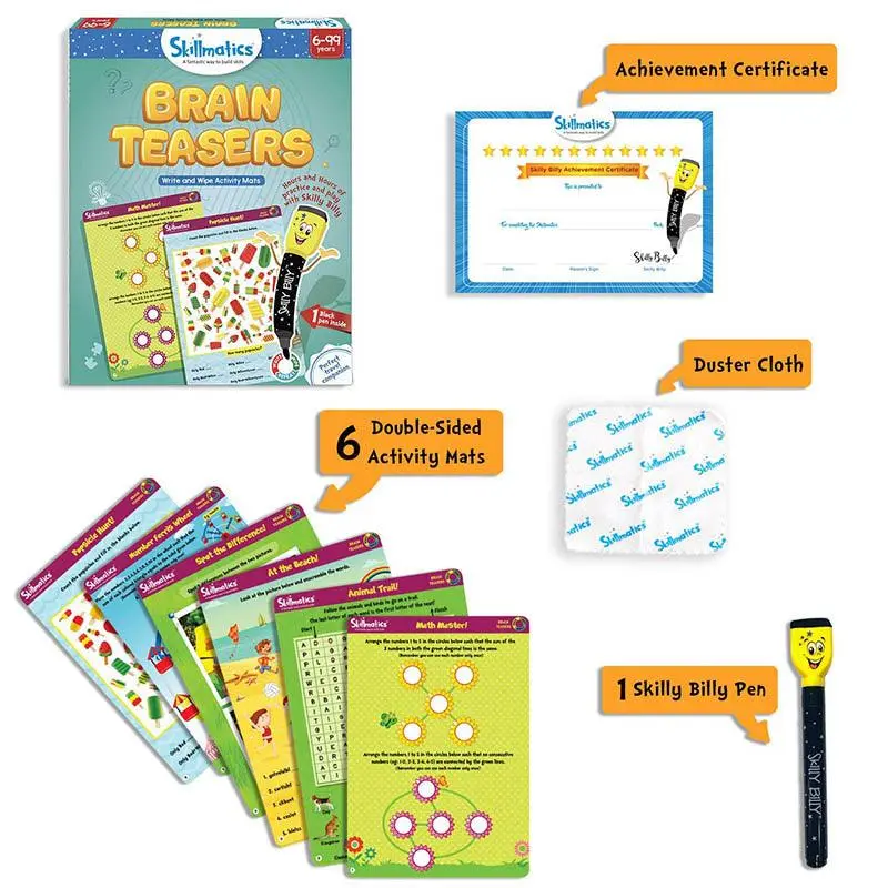 Skillmatics Brain Teasers 2