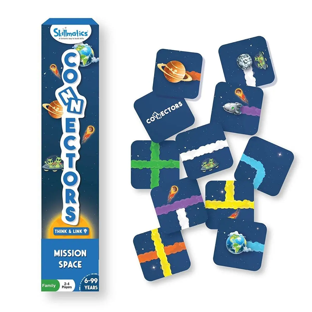 Skillmatics Connectors Educational Game: Mission Space | Fun & Fast Family Game Of Smart Connections | Gifts For Boys And Girls Ages 6-99 1