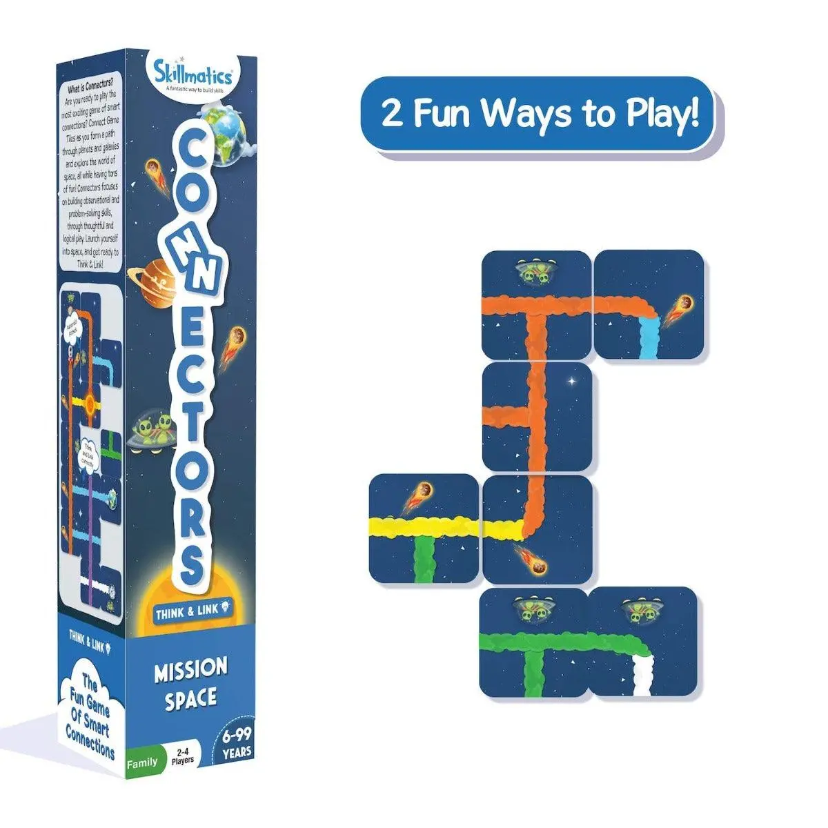 Skillmatics Connectors Educational Game: Mission Space | Fun & Fast Family Game Of Smart Connections | Gifts For Boys And Girls Ages 6-99 2