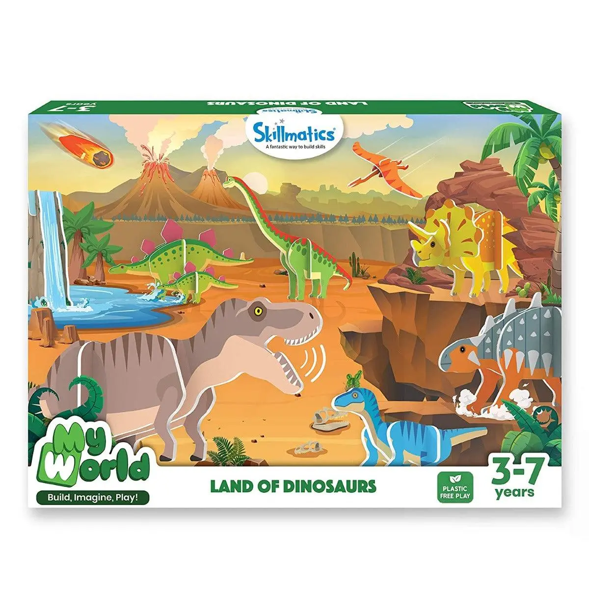 Skillmatics Educational Toy My World : Land Of Dinosaurs 1