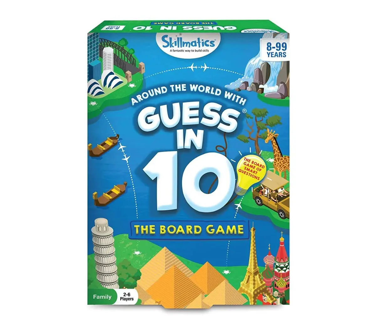Skillmatics Guess In 10 Around The World - Board Game For Ages 8 And Up 1