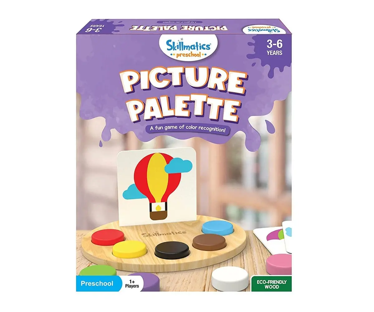 Skillmatics Picture Palette - Educational Wooden Game For Ages 3-6 Years 1