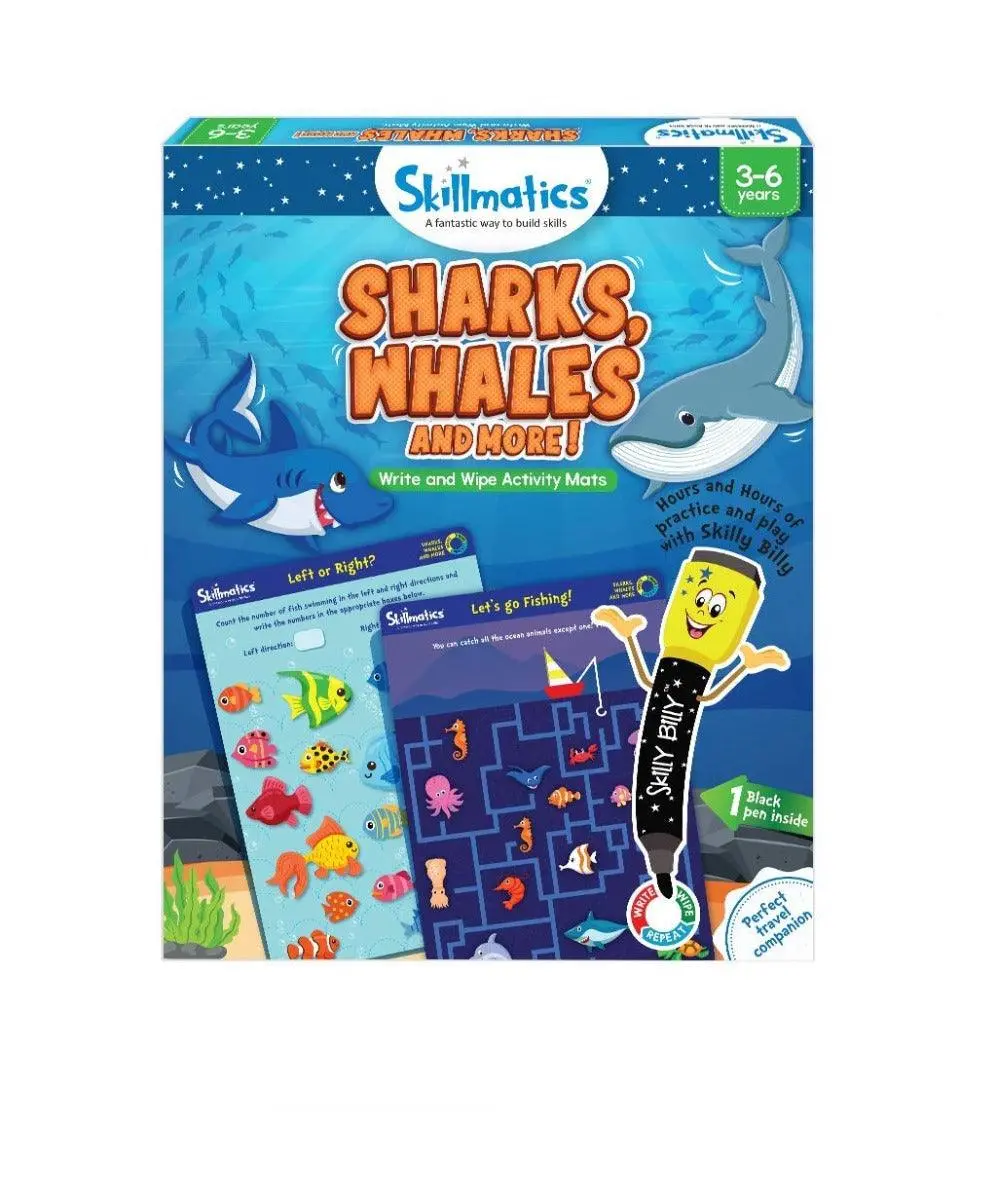 Skillmatics Sharks, Whales & More! - Activity Educational Game For Ages 3-6 Years 1