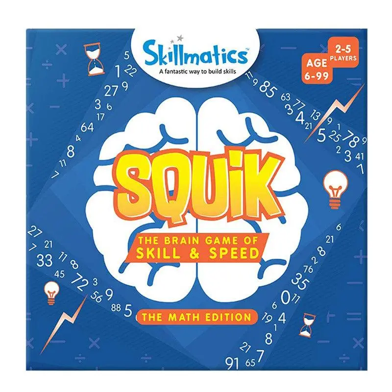 Skillmatics Squik - The Brain Game Of Skill And Speed - The Math Edition 1