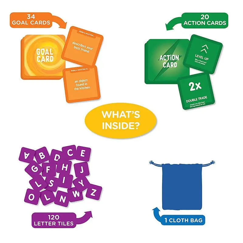 Skillmatics Squik - The Brain Game Of Skill And Speed - The Word Edition 2