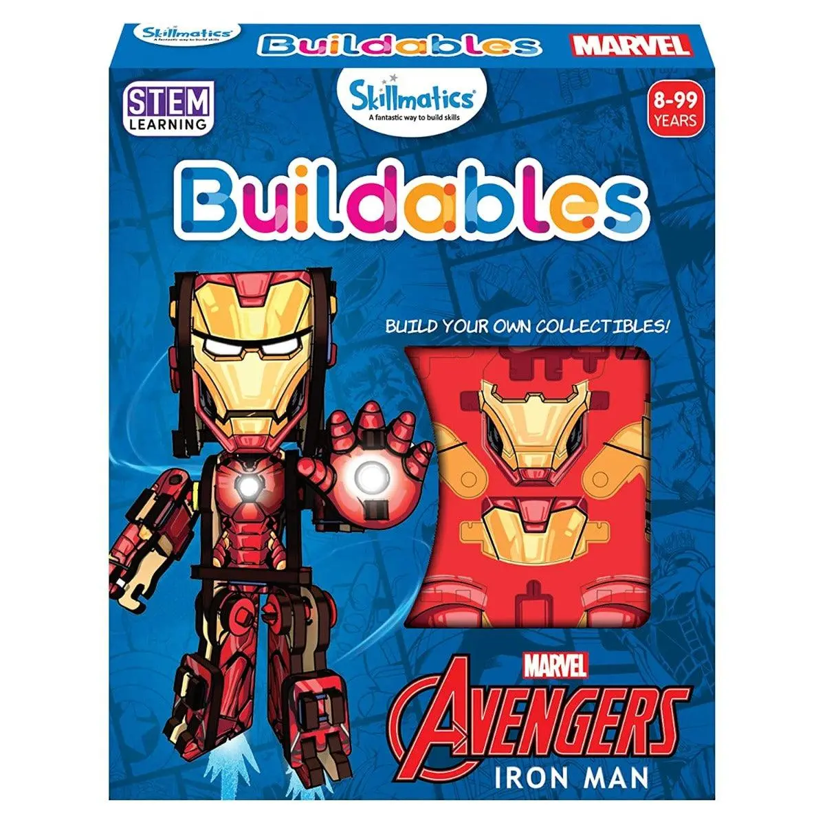 Skillmatics Stem Building Toy : Buildables Marvel Iron Man - Diy Action Toy Figures & Collectibles For Ages 8 And Up 1