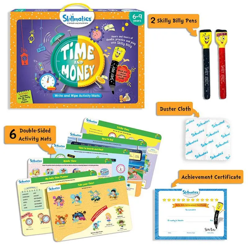 Skillmatics Time And Money 2