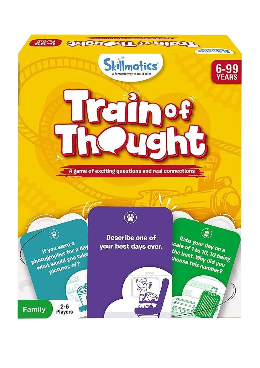 Skillmatics Train Of Thought - Card Game For Kids & Families 1