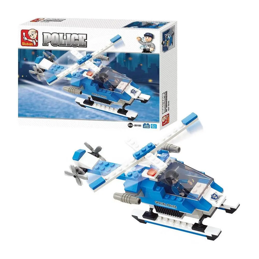 Sluban Special Police Helicopter, Building Blocks For Ages 6+ 1