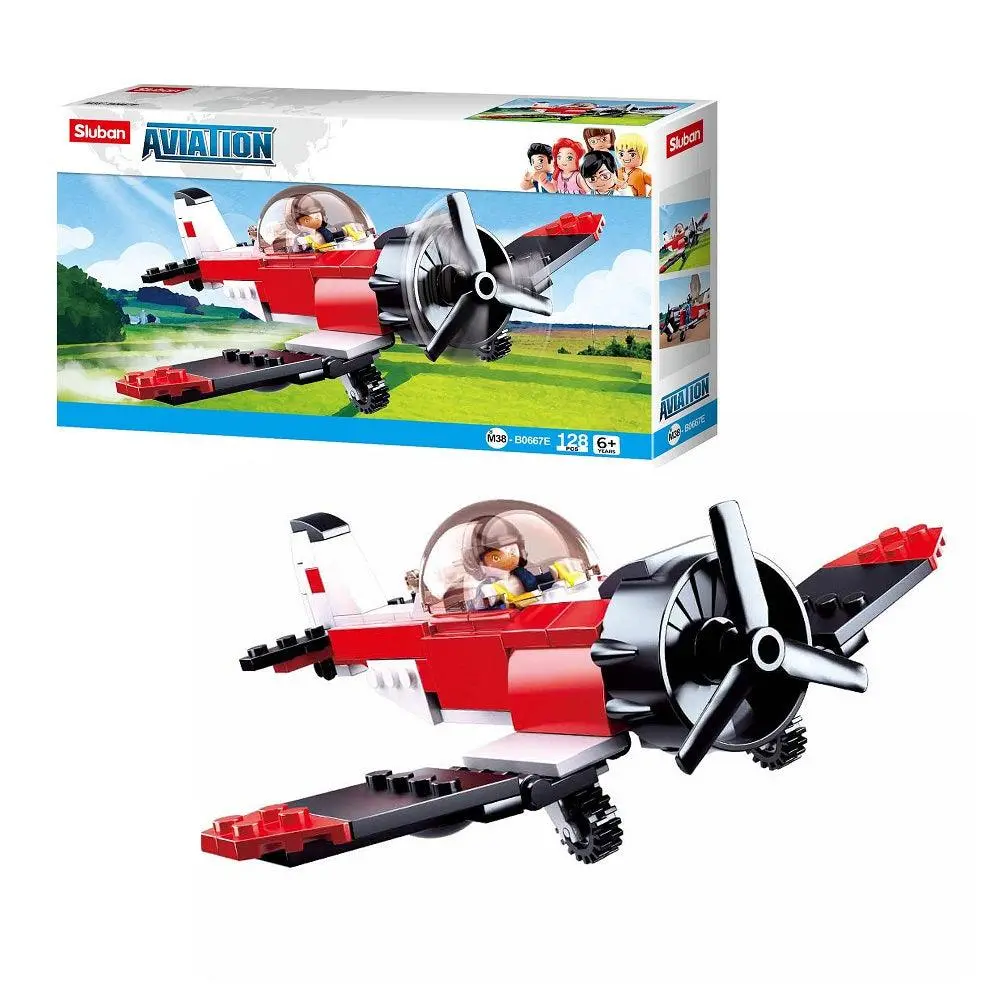 Sluban Aviation Iii - Farm Plane, Building Blocks For Ages 6+ 1