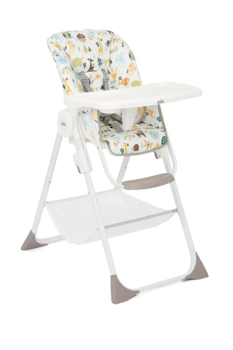 Joie Mimzy Snacker 2 In 1 High Chair Alphabet - Portable Booster Seat For Ages 0-3 Years 1
