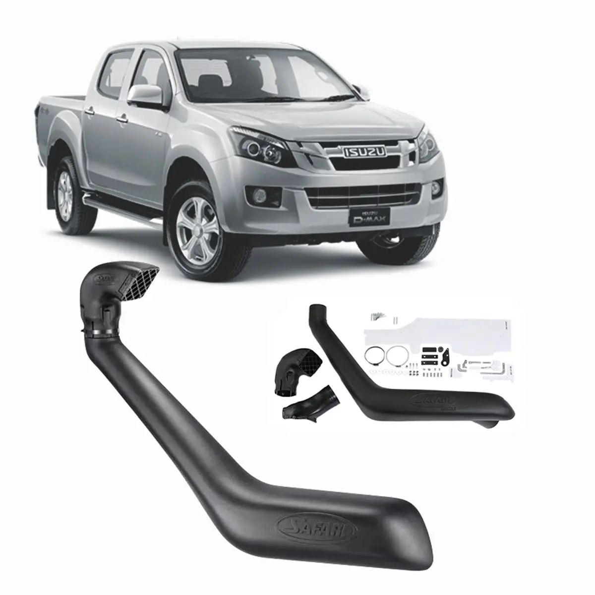 Safari Snorkel For Isuzu Mu-X (06/2012 - 2020), D-Max (06/2012 - 06/2020) 1