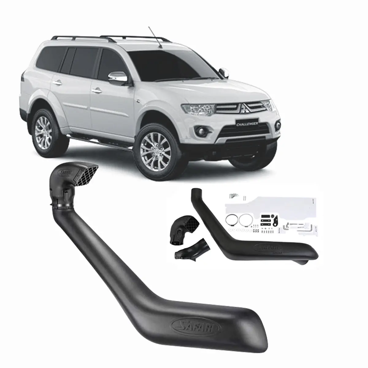 Safari Snorkel For Mitsubishi Challenger (12/2009 - 12/2015) 1