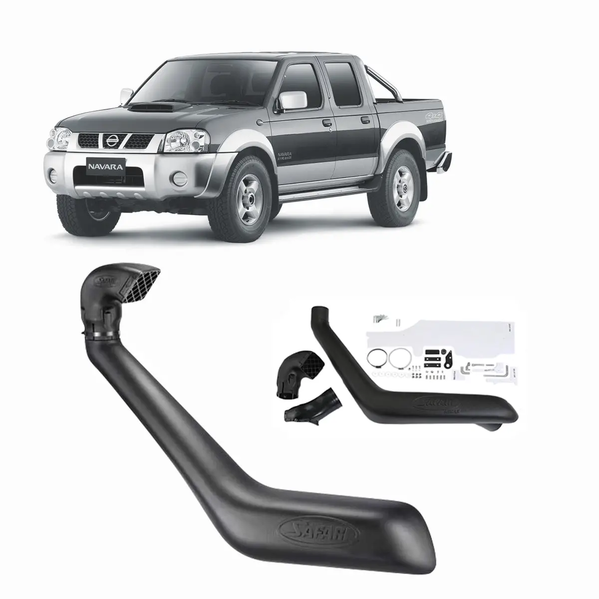 Safari Snorkel For Nissan Navara (11/2001 - 07/2015) 1